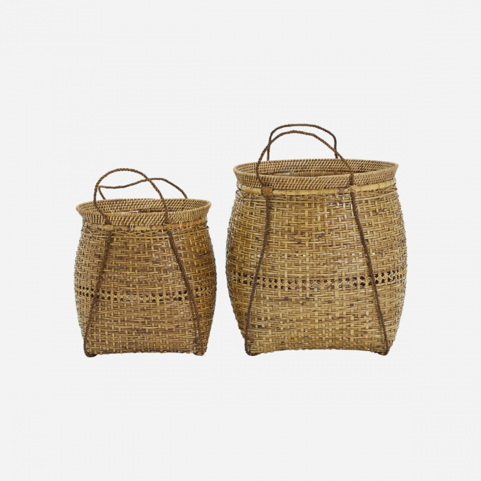 Kuta - set due ceste in bamboo e rattan