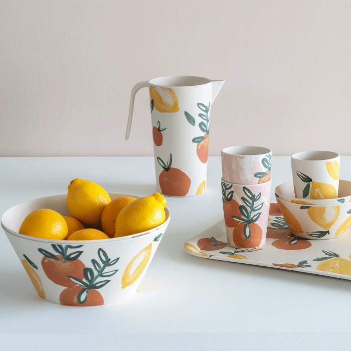 Caraffa in bamboo Sicilian Summer Lemon Orange