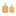 Gourmet - set due taglieri in bamboo con manico beige