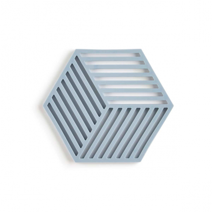 Tutto per la tavola - Hexagon - sottopentola in silicone azzurro