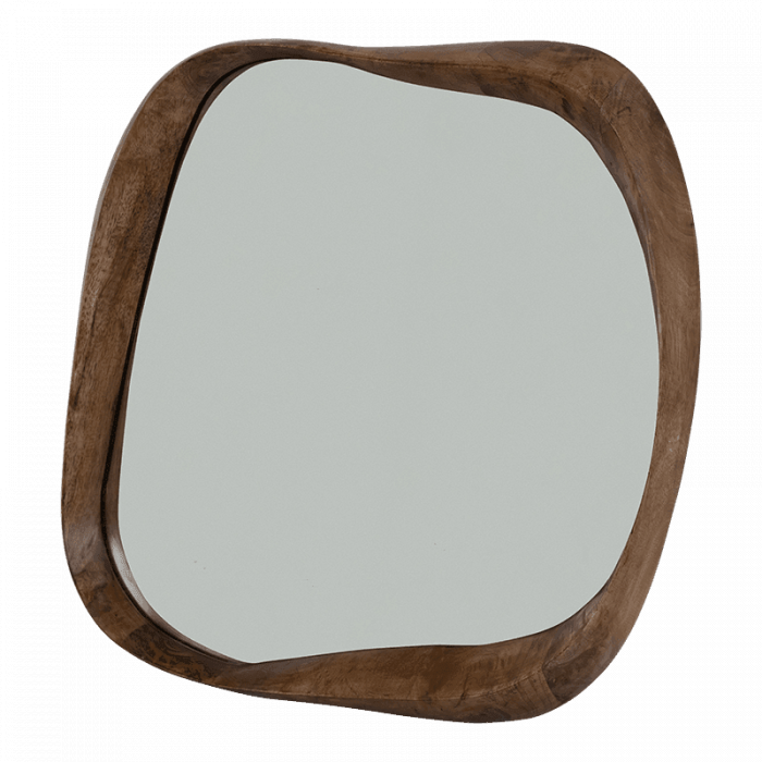 Shizu M - specchio con cornice di legno