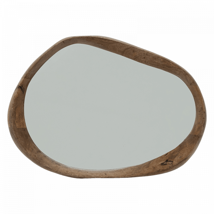 Shizu S - specchio con cornice di legno