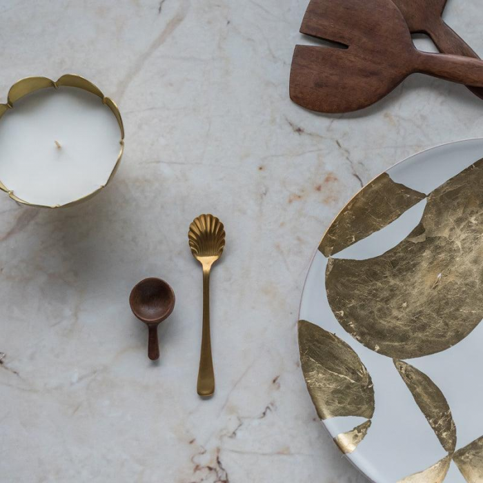 Good Morning - set 4 cucchiaini dorati
