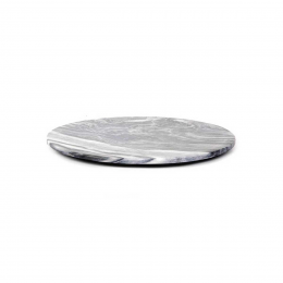 Max medium - tagliere rotondo in marmo grigio Max medium - tagliere rotondo in marmo grigio