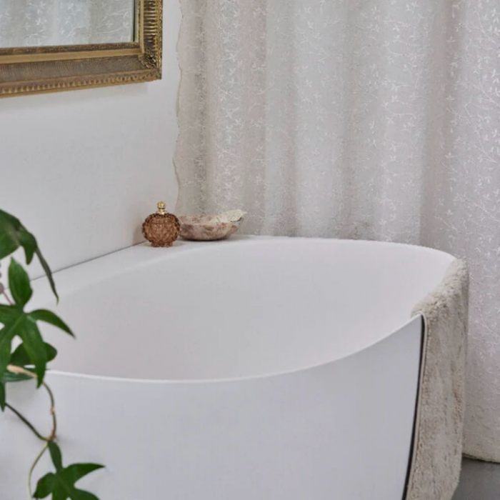 Portia - Tappeto da bagno beige