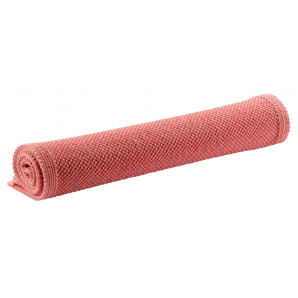 Etia Corail - Tappeto da bagno rosso corallo lavato a pietra 54 X 110 Etia Corail - Tappeto da bagno rosso corallo lavato a pietra 54 X 110