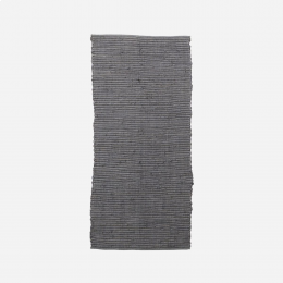 Chindi - Tappeto in cotone grigio scuro
