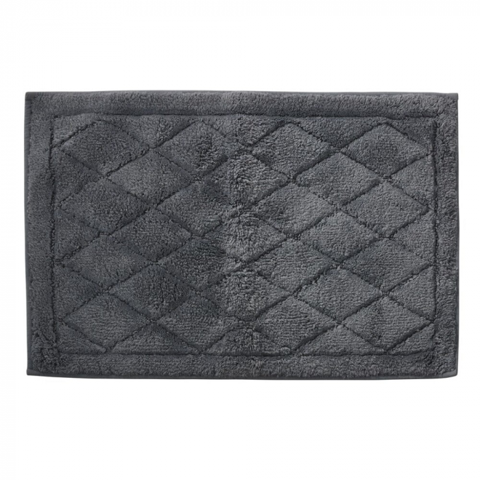 Portia- Tappeto da bagno grigio scuro