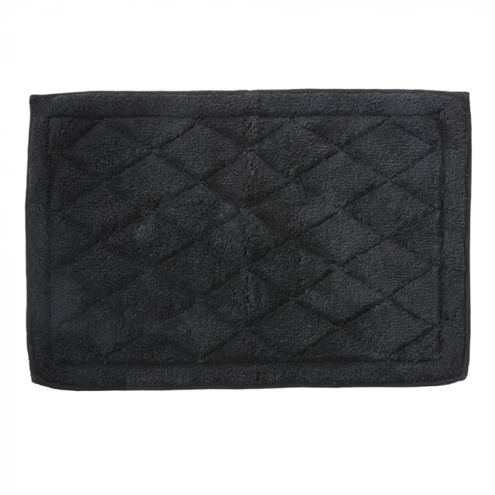 Portia - Tappeto da bagno  nero
