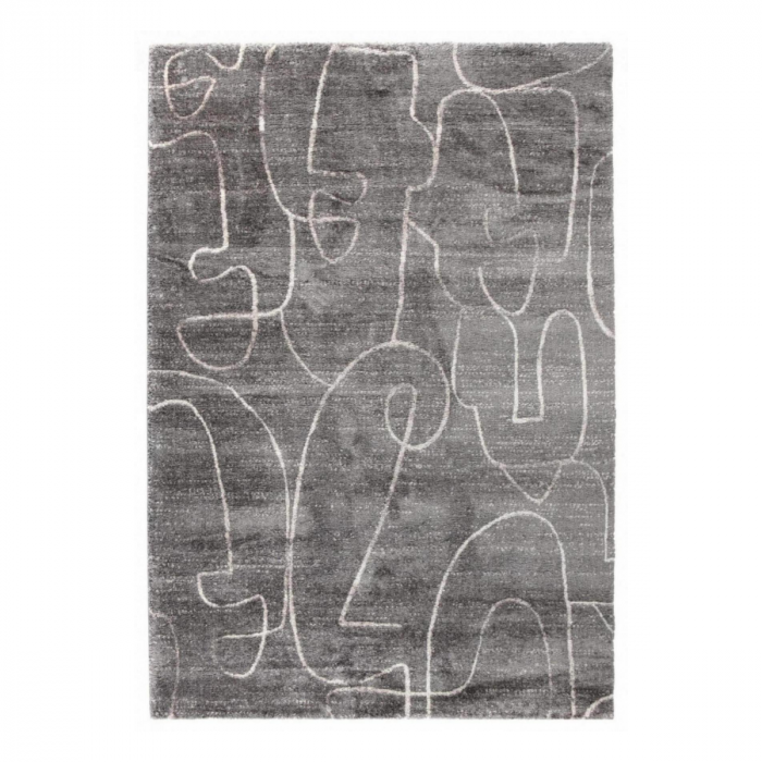 Livia - tappeto moderno grigio
