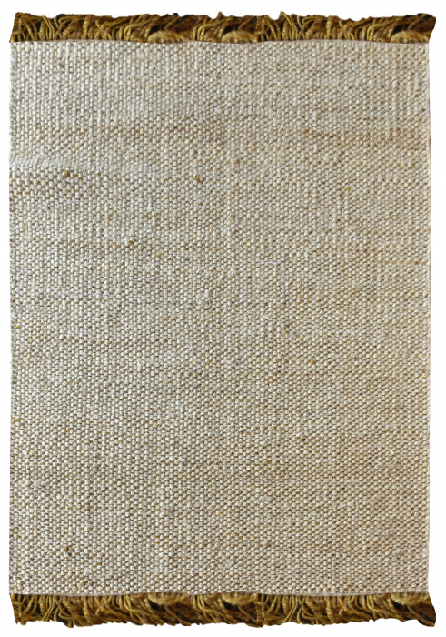 Rohns - Tappeto con frange gialle 160 X 230
