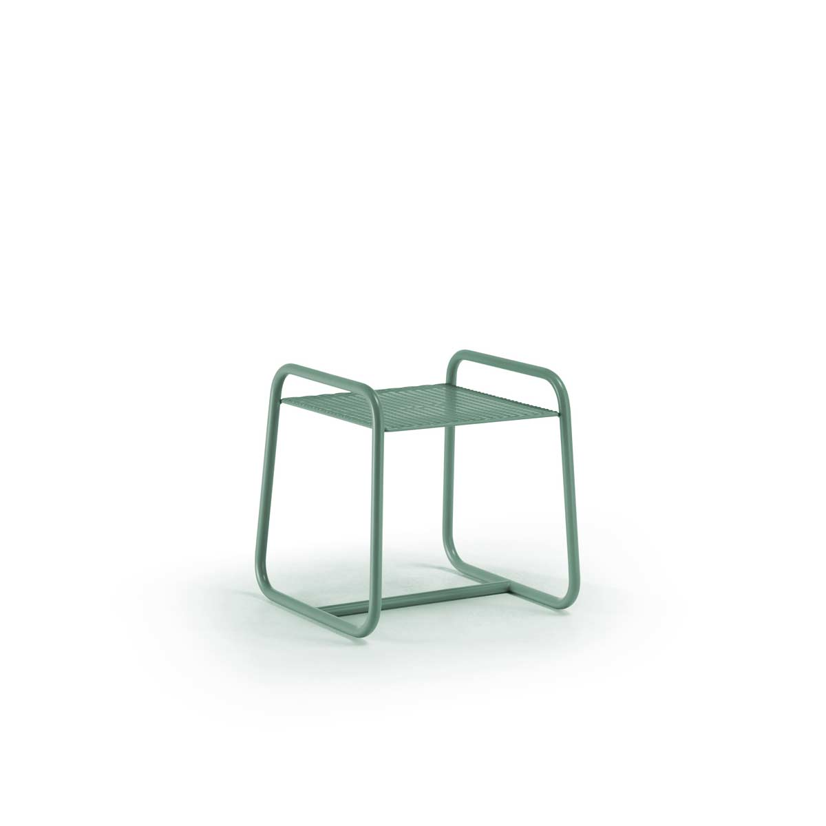 Tavolino piccolo per esterni in metallo verde - Meme Design - LivingDecò