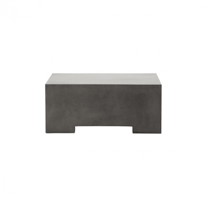 Crete - Tavolino quadrato in cemento