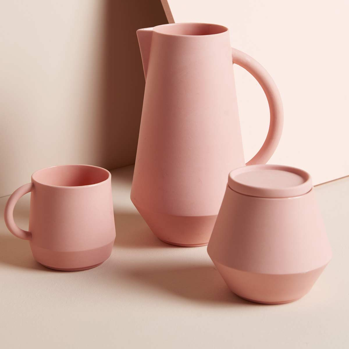 Tazza in ceramica rosa Unison Schneid