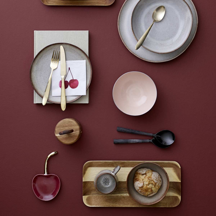 Sandrine - Set 6 Tazze grigio sabbia