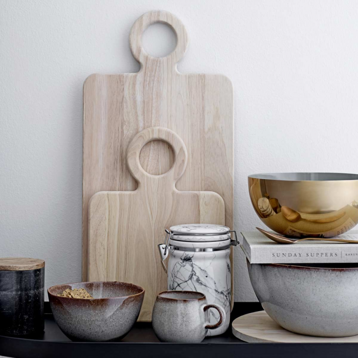 Sandrine - Set 6 Tazze grigio sabbia