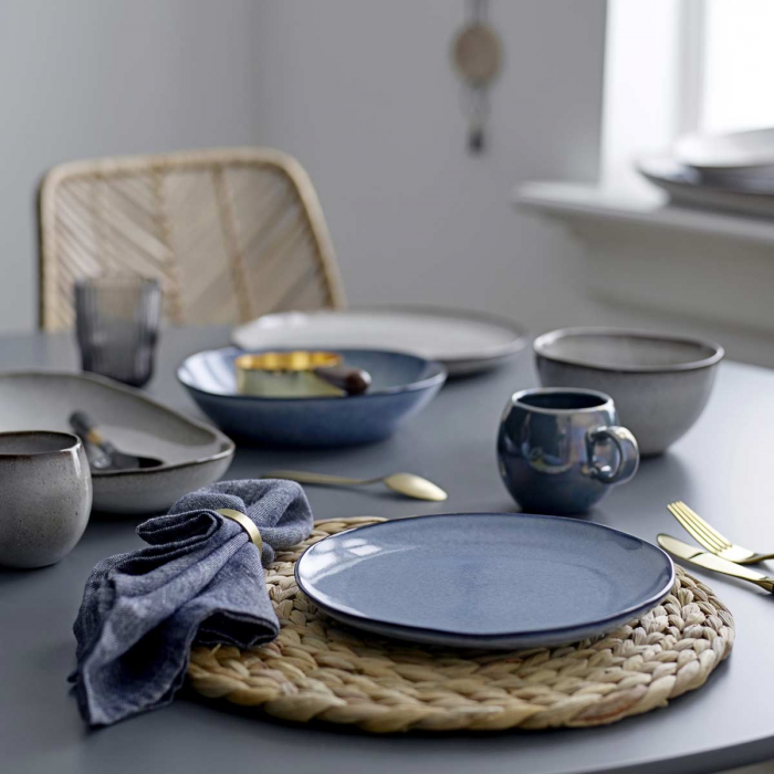 Sandrine - Set 6 Tazze grigio sabbia