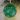 Tondo verde con stelle