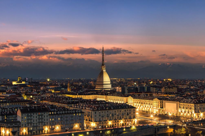 Tramonto su Torino Tramonto su Torino