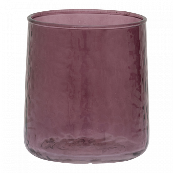 Hammered fudge - set 4 bicchieri vetro