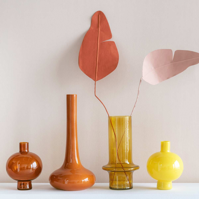 Enlightment - Vaso in terracotta lucida
