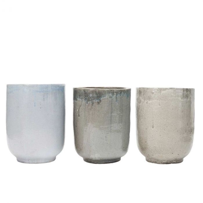 Pho - set vasi grigi in terracotta