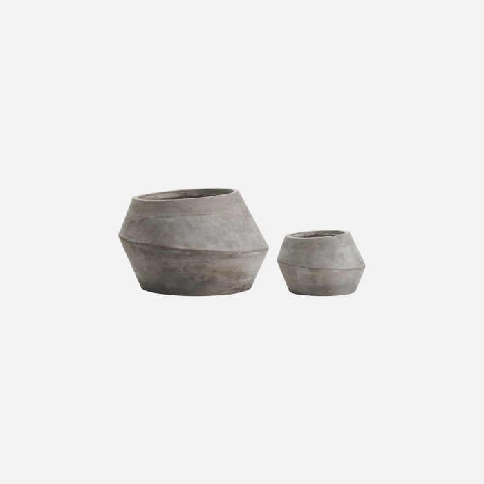 Mysa - set 2 vasi portapiante in cemento