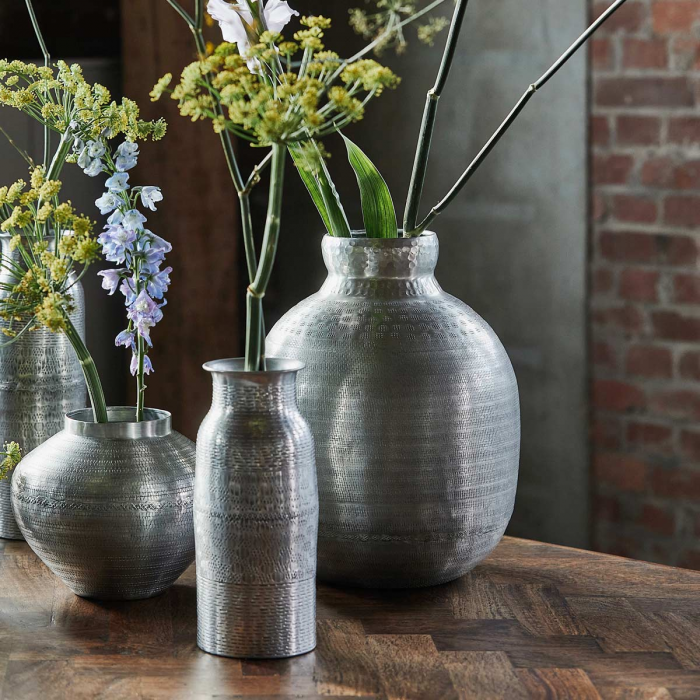 Artine - vaso in argento anticato