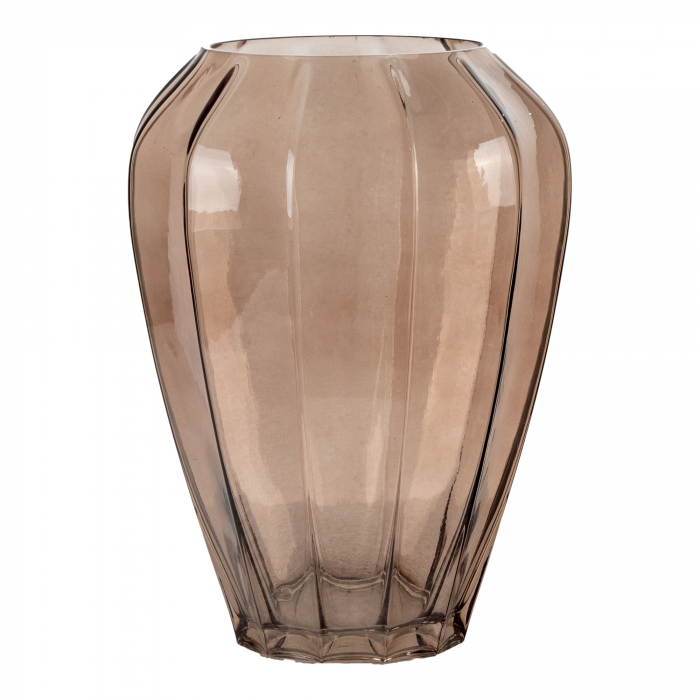 Rina - Vaso in vetro, marrone