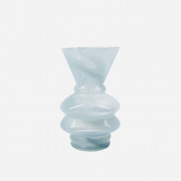 Viel - Vaso in vetro soffiato azzurro