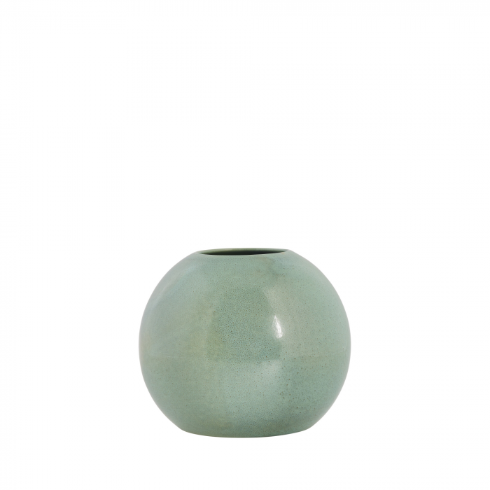 Eslia - Vaso rotondo ceramica verde acqua