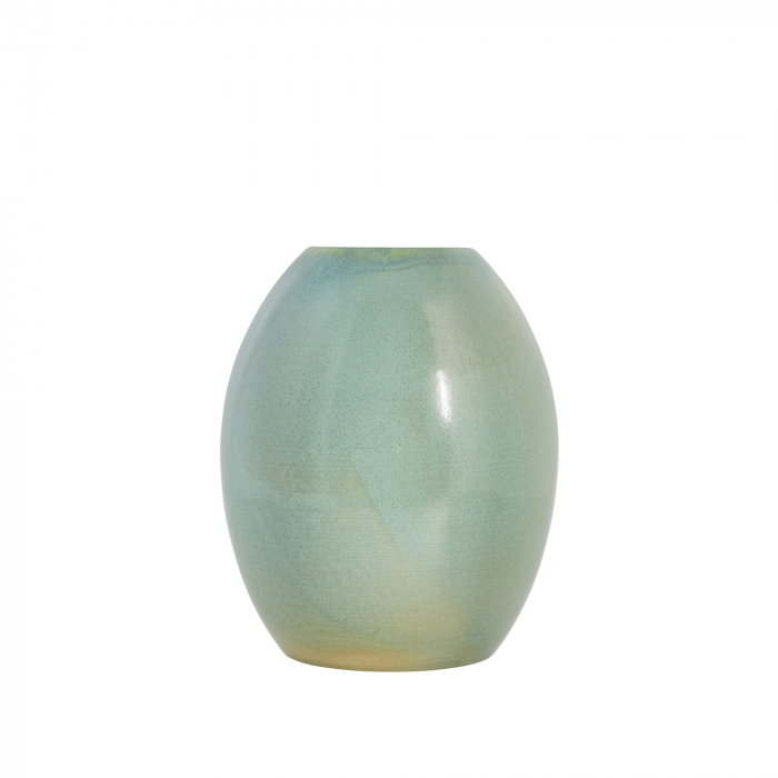 Eslia - Vaso in ceramica smaltata verde acqua