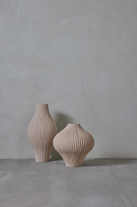 Esmia - Vaso alto in ceramica polvere