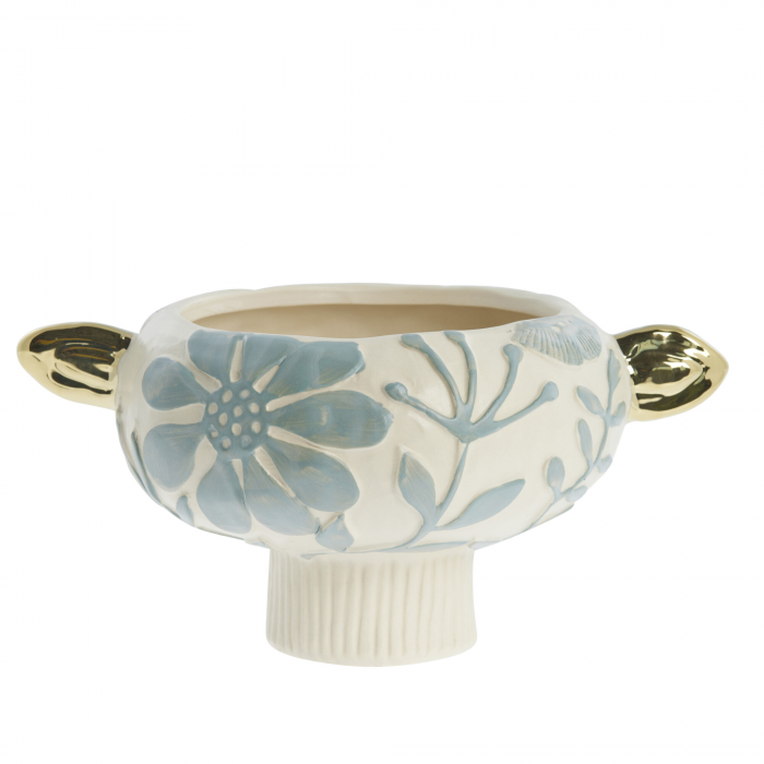 Valentina - Vaso da fiori  30x22 cm. azzurro polvere