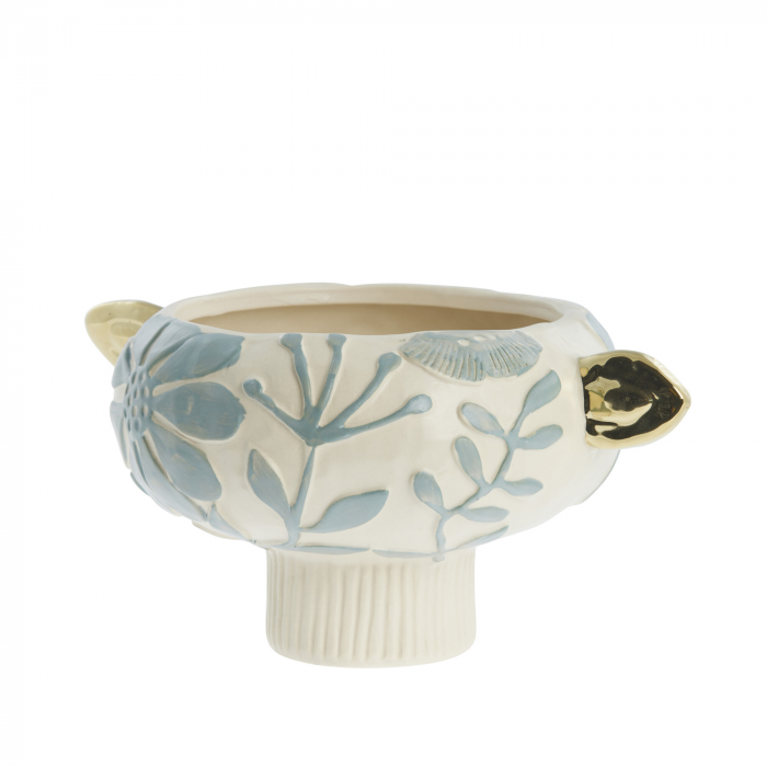 Valentina - Vaso da fiori  30x22 cm. azzurro polvere