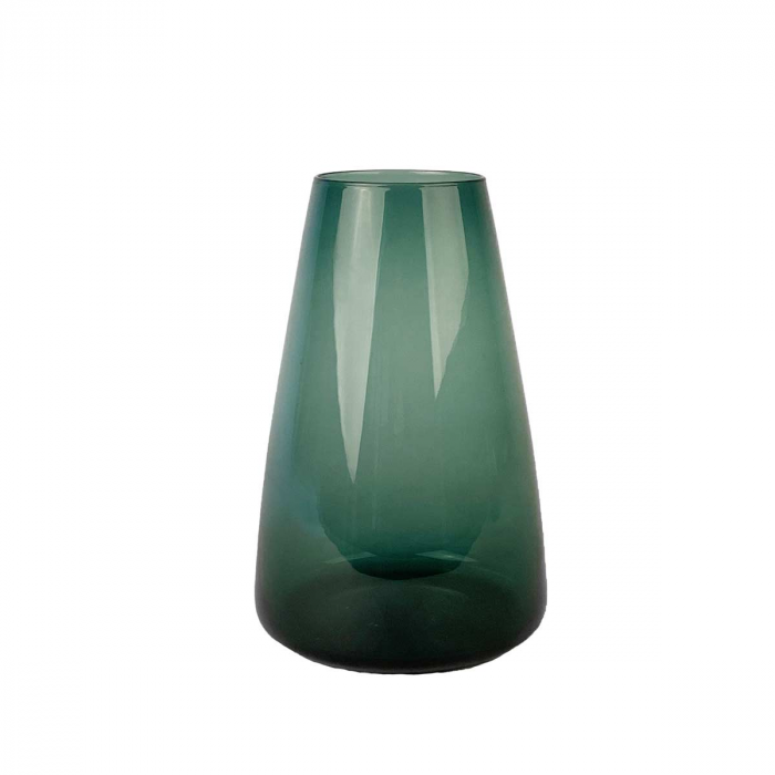DIM Smooth large - vaso in vetro soffiato verde scuro