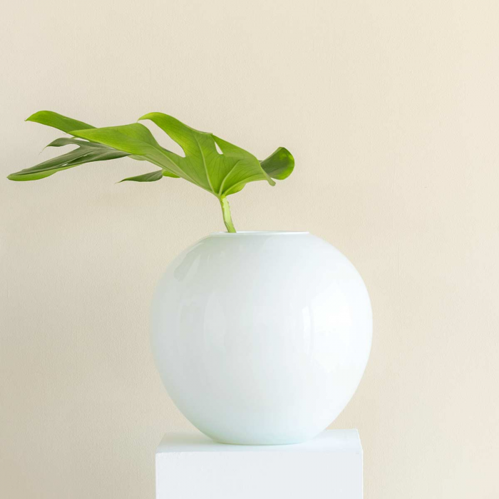 Enlightment - Vaso tondo bianco