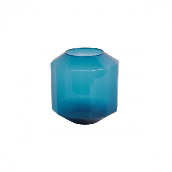 Bliss - vaso in vetro soffiato blu
