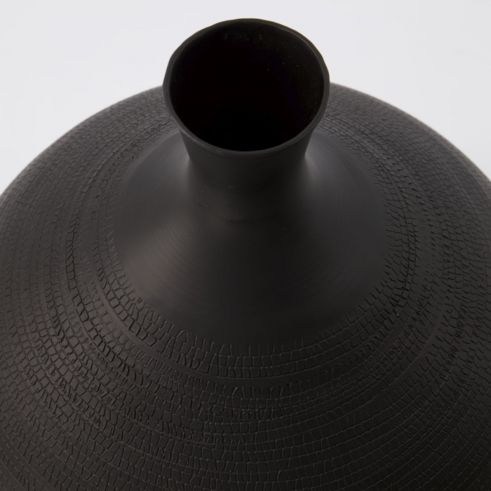 Reena Small - vaso in metallo marrone scuro
