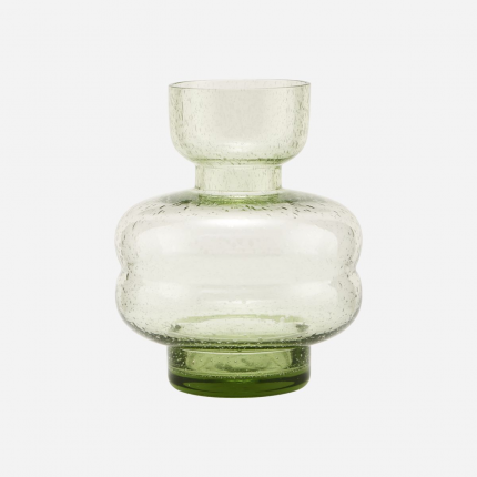 Organi - vaso in vetro verde