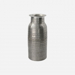 Fenja - vaso cilindrico in argento anticato