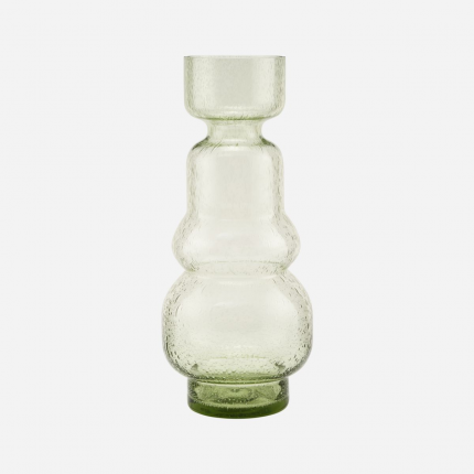 Organi - vaso verde in vetro Organi - vaso verde in vetro