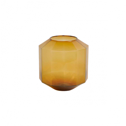 Bliss - vaso in vetro giallo ambra Bliss - vaso in vetro giallo ambra