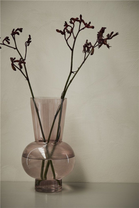 Hedria - Vaso decorativo rosa antico