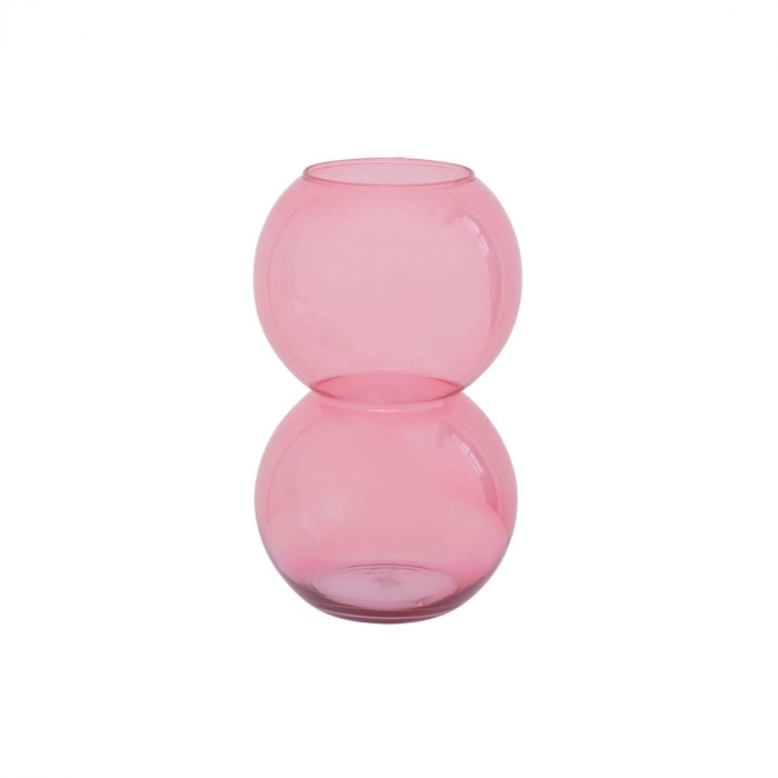 Bulb - Vaso in vetro rosa