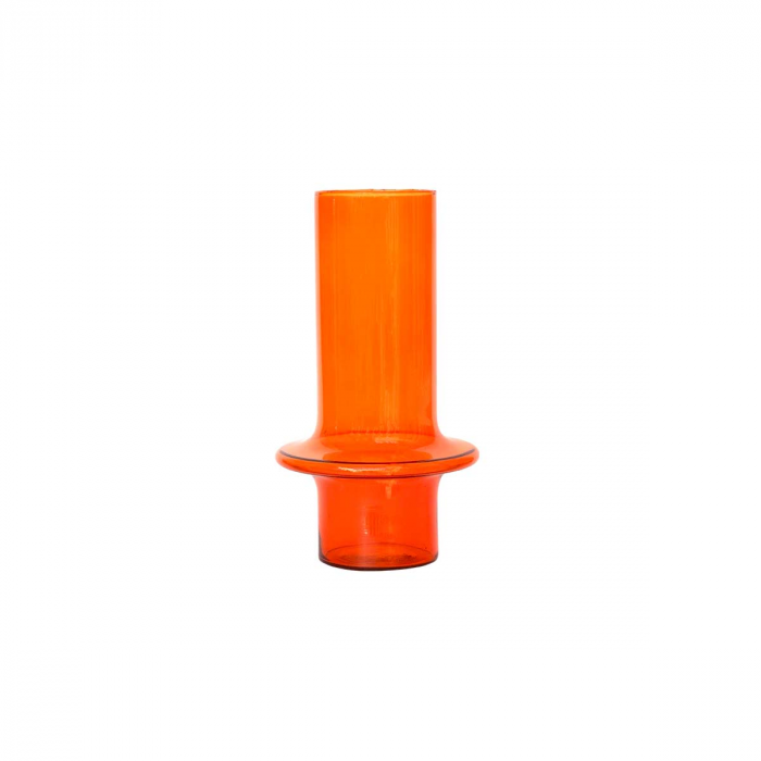 Paprika - Vaso in vetro rosso arancio