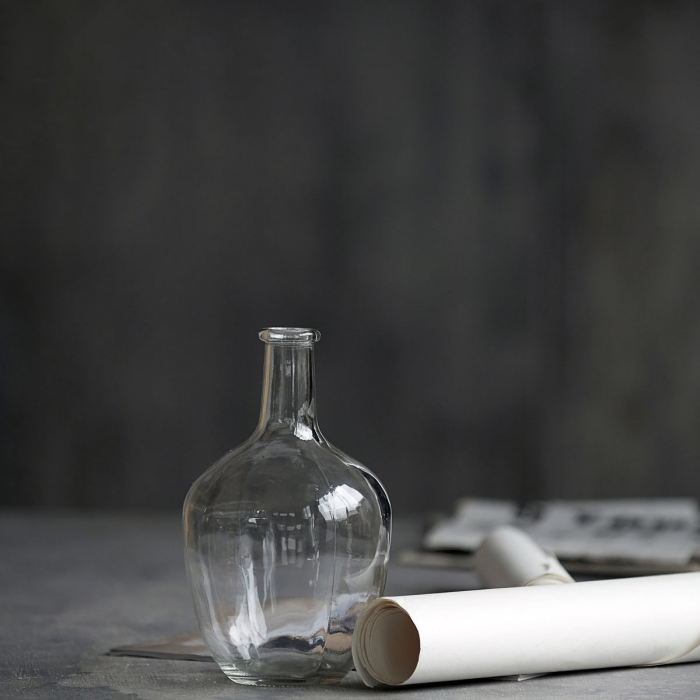 Glass - vaso in vetro trasparente