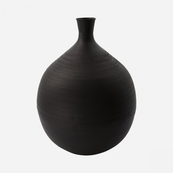 Reena Small - vaso in metallo marrone scuro