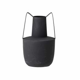 Itamar - Vaso nero in metallo Itamar - Vaso nero in metallo