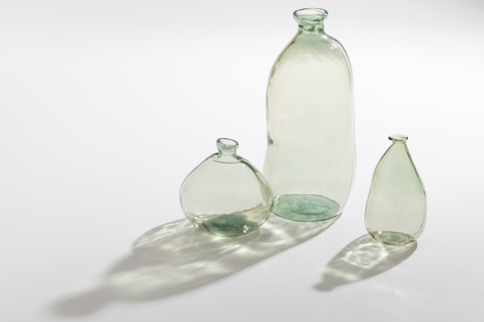 Olivia - Grande vaso bottiglia verde chairo
